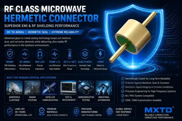 How Can Hermetic Connectors Improve EMI and RF Shielding Performance?